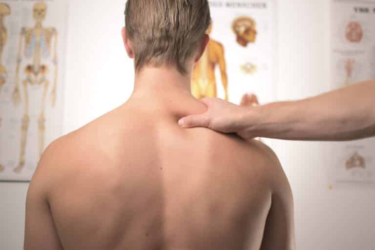 man getting physiotherapy services