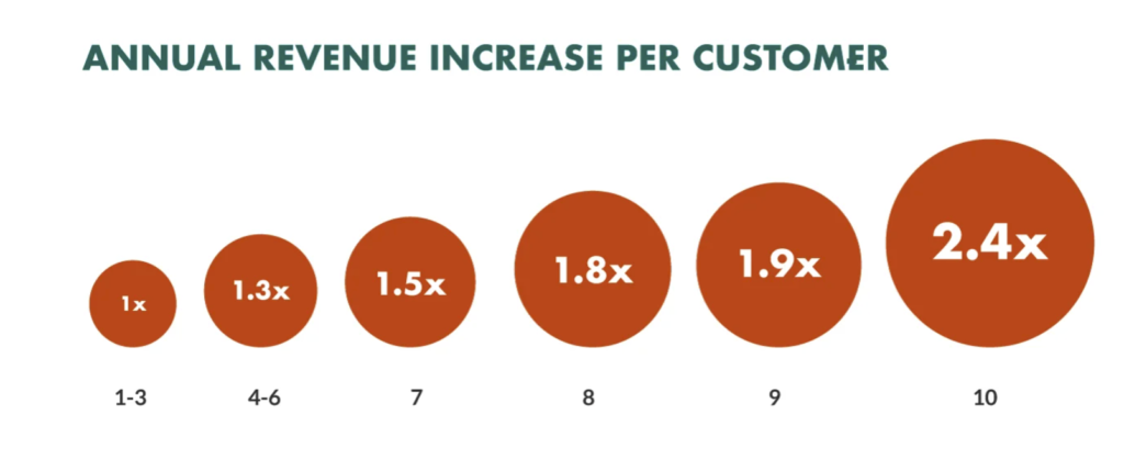 Customer experience revenue