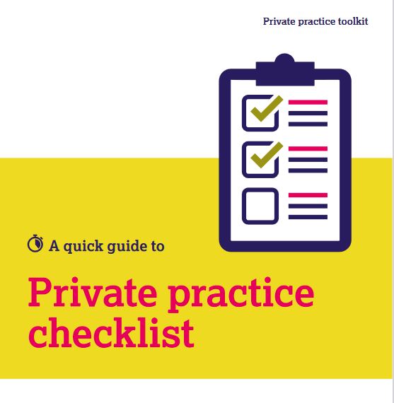 Private practice checklist - British Association for Counsellors and Psychotherapists, - pages - Download PDF