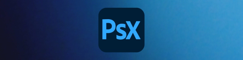 PSX logo banner and gradient